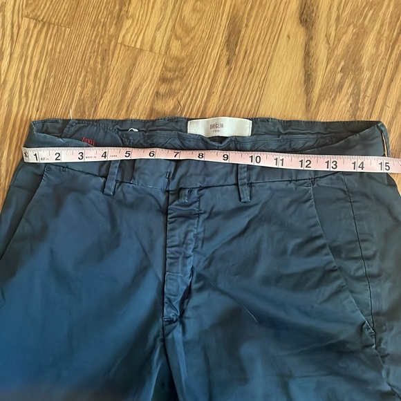 Briglia 1949 Men Slim Fit Navy Chino Pants Made In Italy 32x 30 - Picture 11 of 11
